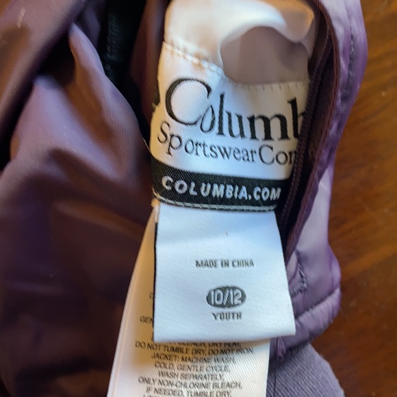 Reversible Columbia Winter Coat Girls 10/12 - Picture 4 of 10